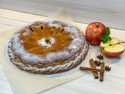 Пирог с яблоком, корицей Пирог с яблоком, корицей